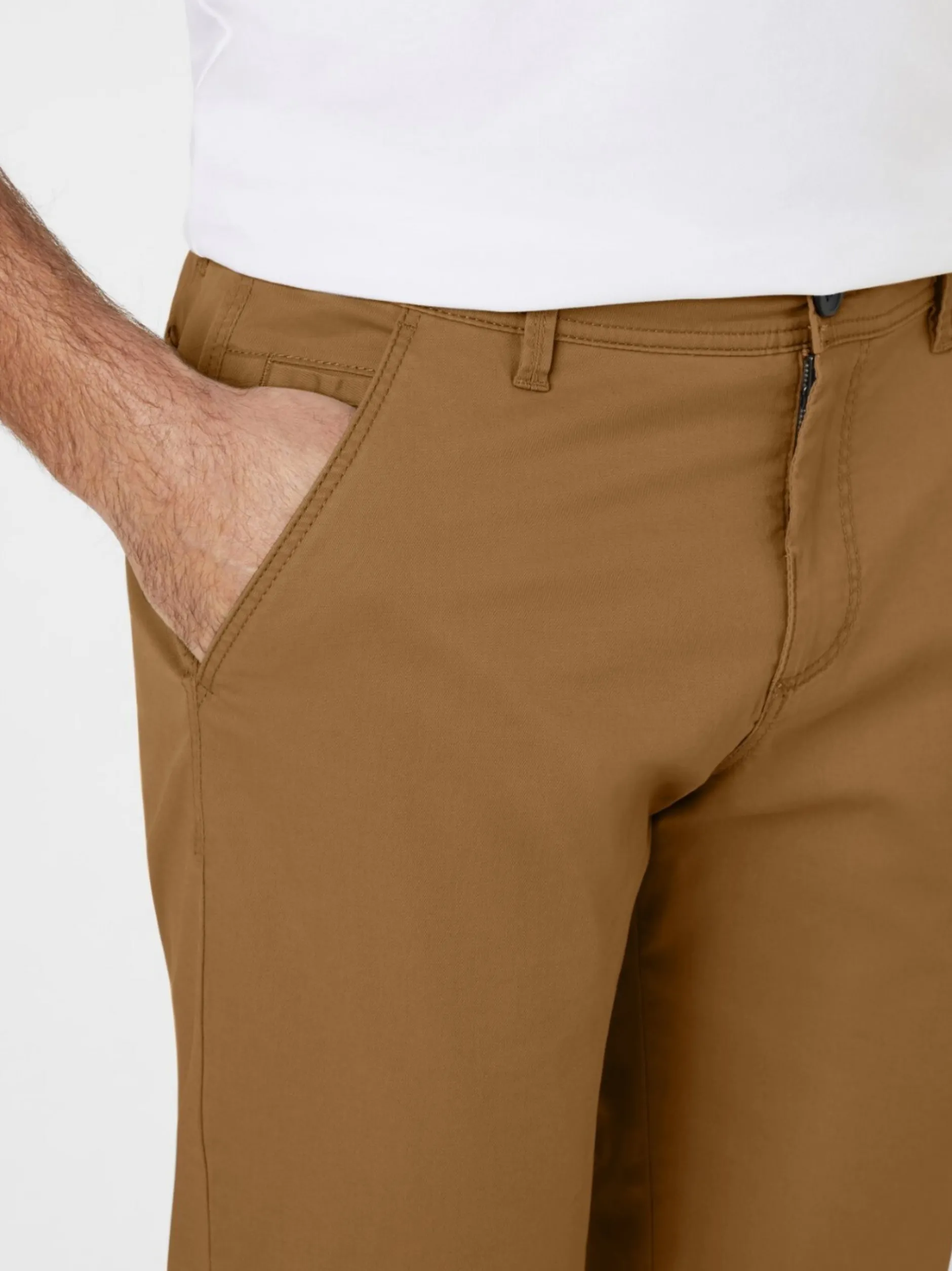 Redpoint Herren Chino - ODESSA Straight Fit in beige