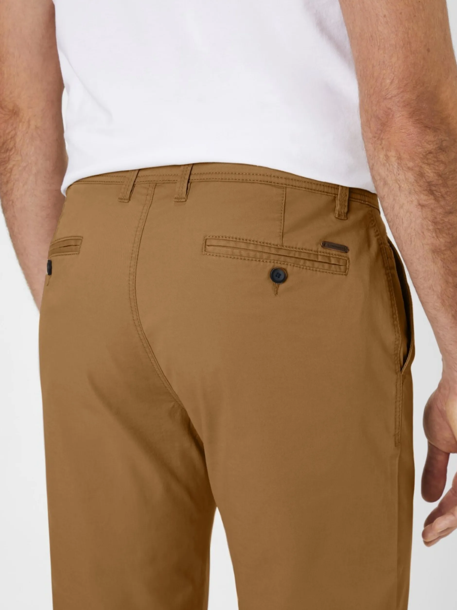 Redpoint Herren Chino - ODESSA Straight Fit in beige