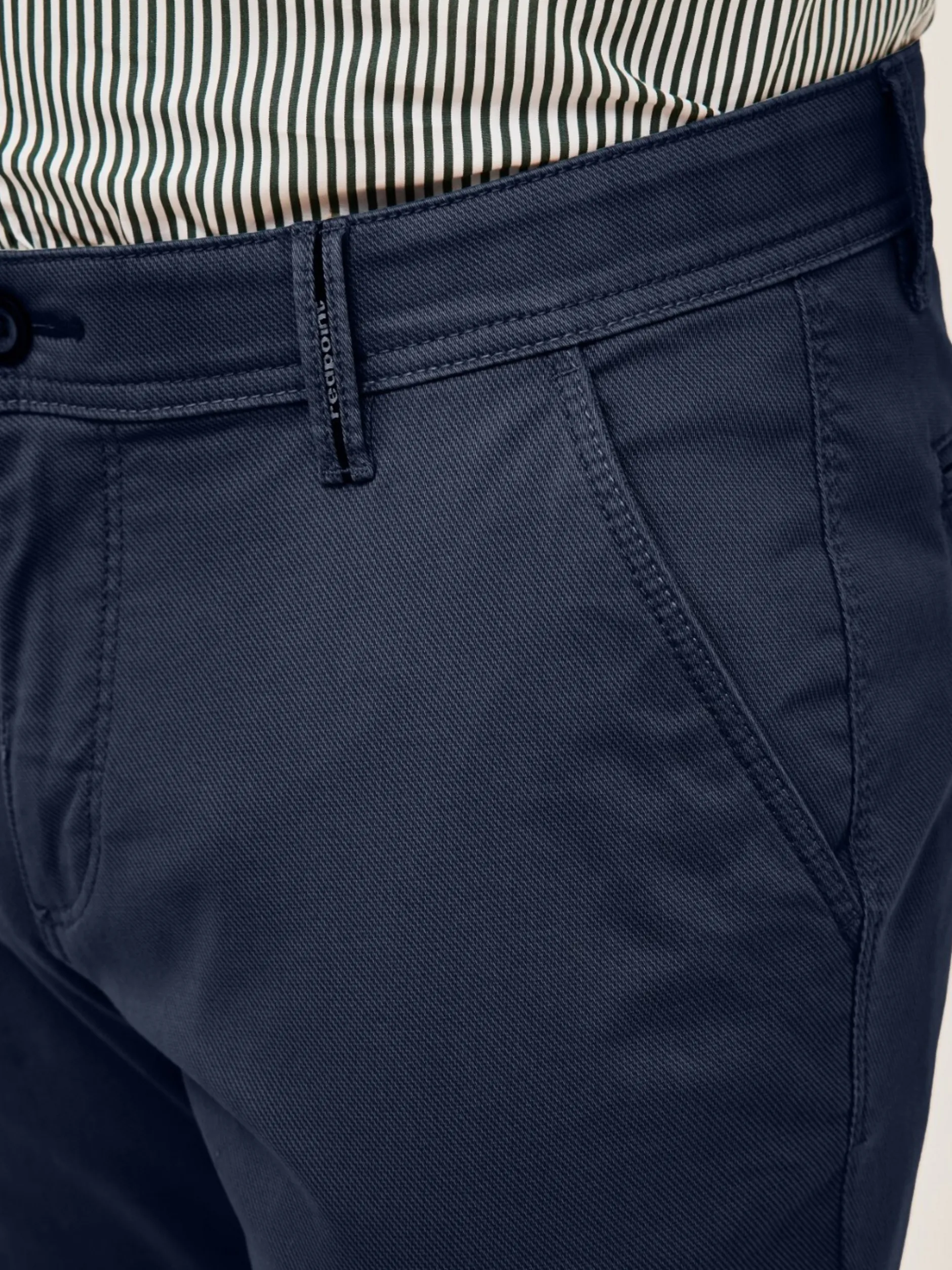 Redpoint Herren Chino - ODESSA Straight Fit in marine
