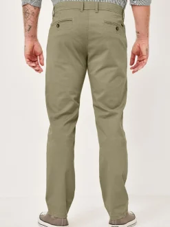 Redpoint Herren Chino - ODESSA Straight Fit in oliv