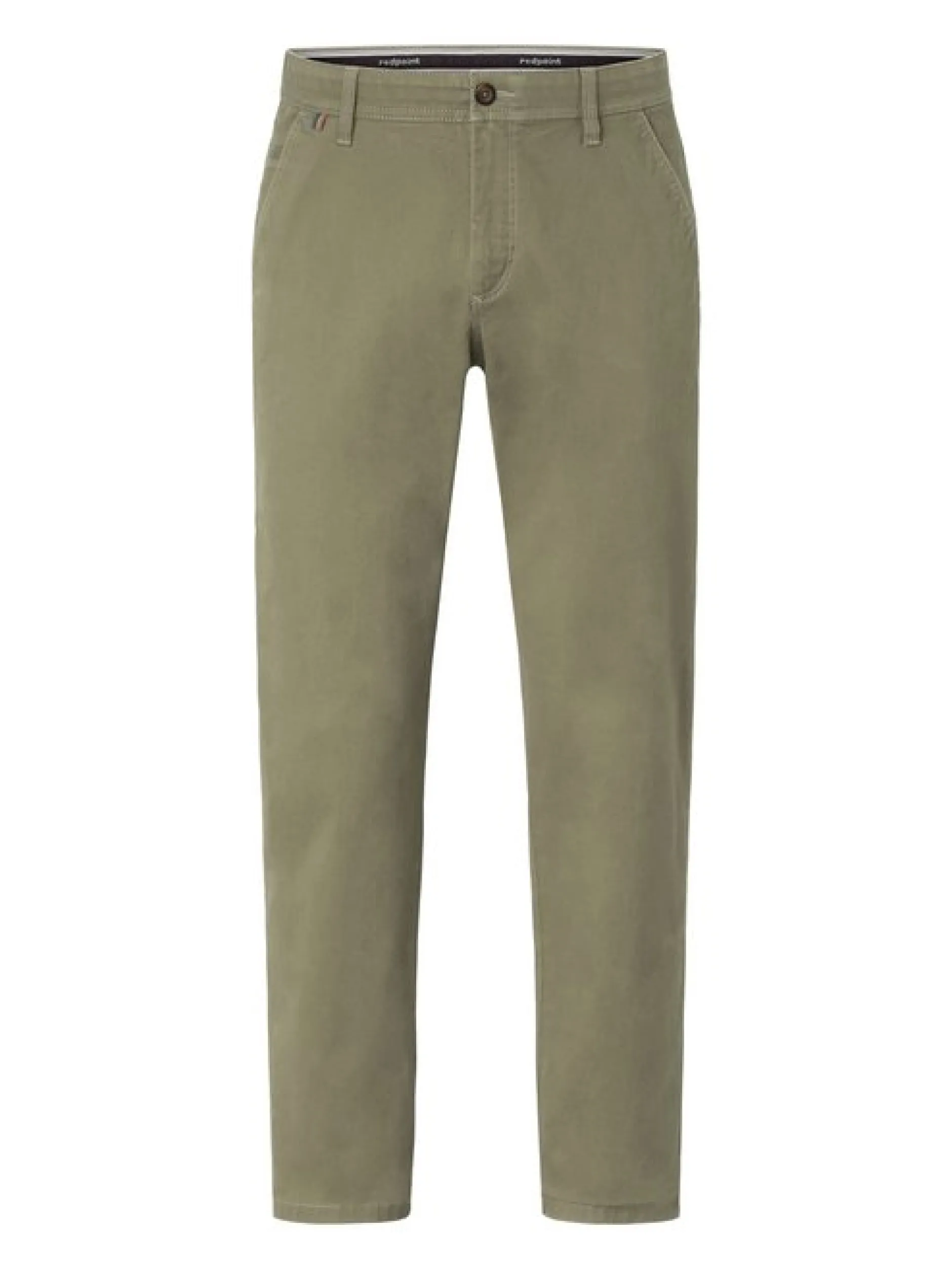 Redpoint Herren Chino - ODESSA Straight Fit in oliv