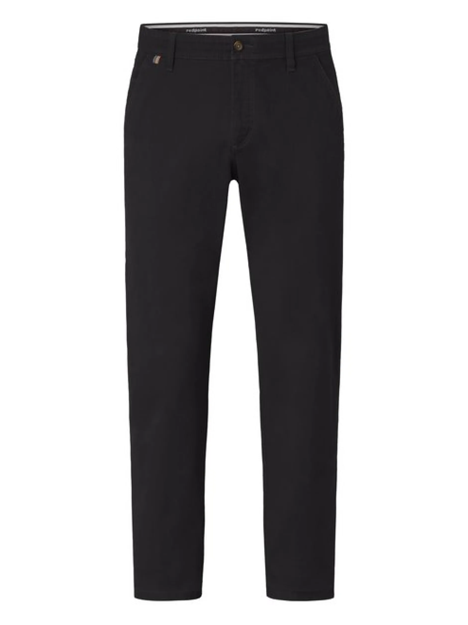 Redpoint Herren Chino - ODESSA Straight Fit in schwarz
