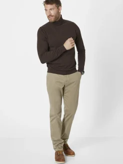 Redpoint Herren Chino - ODESSA Straight Fit in beige