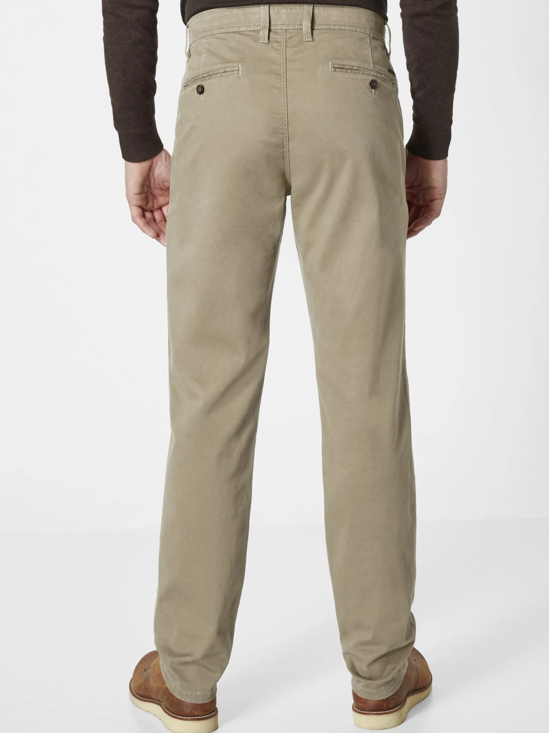 Redpoint Herren Chino - ODESSA Straight Fit in beige