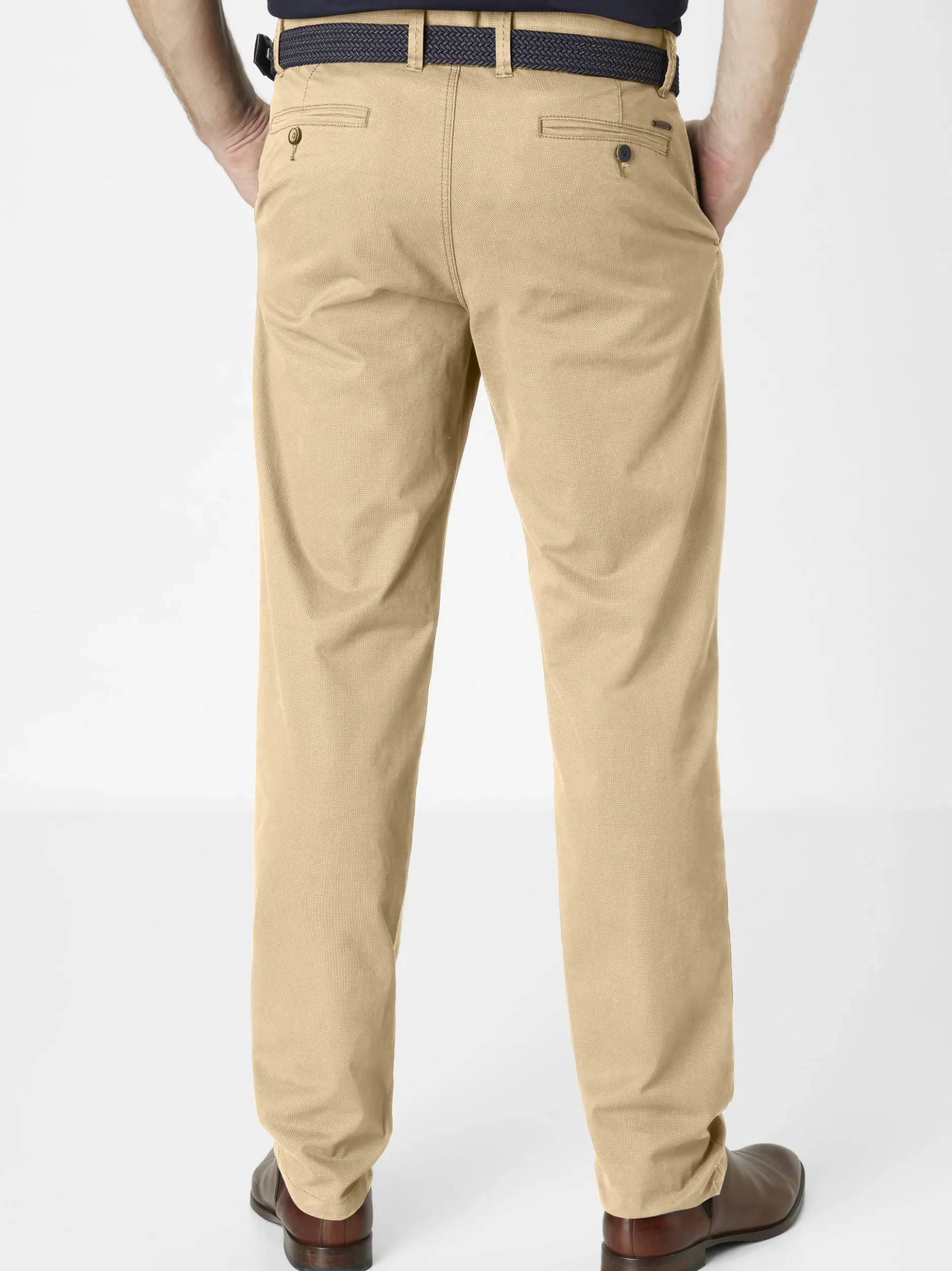 Redpoint Herren Chino - ODESSA Straight Fit in beige
