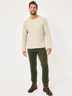 Redpoint Herren Cordhose - MILTON Straight Fit in oliv