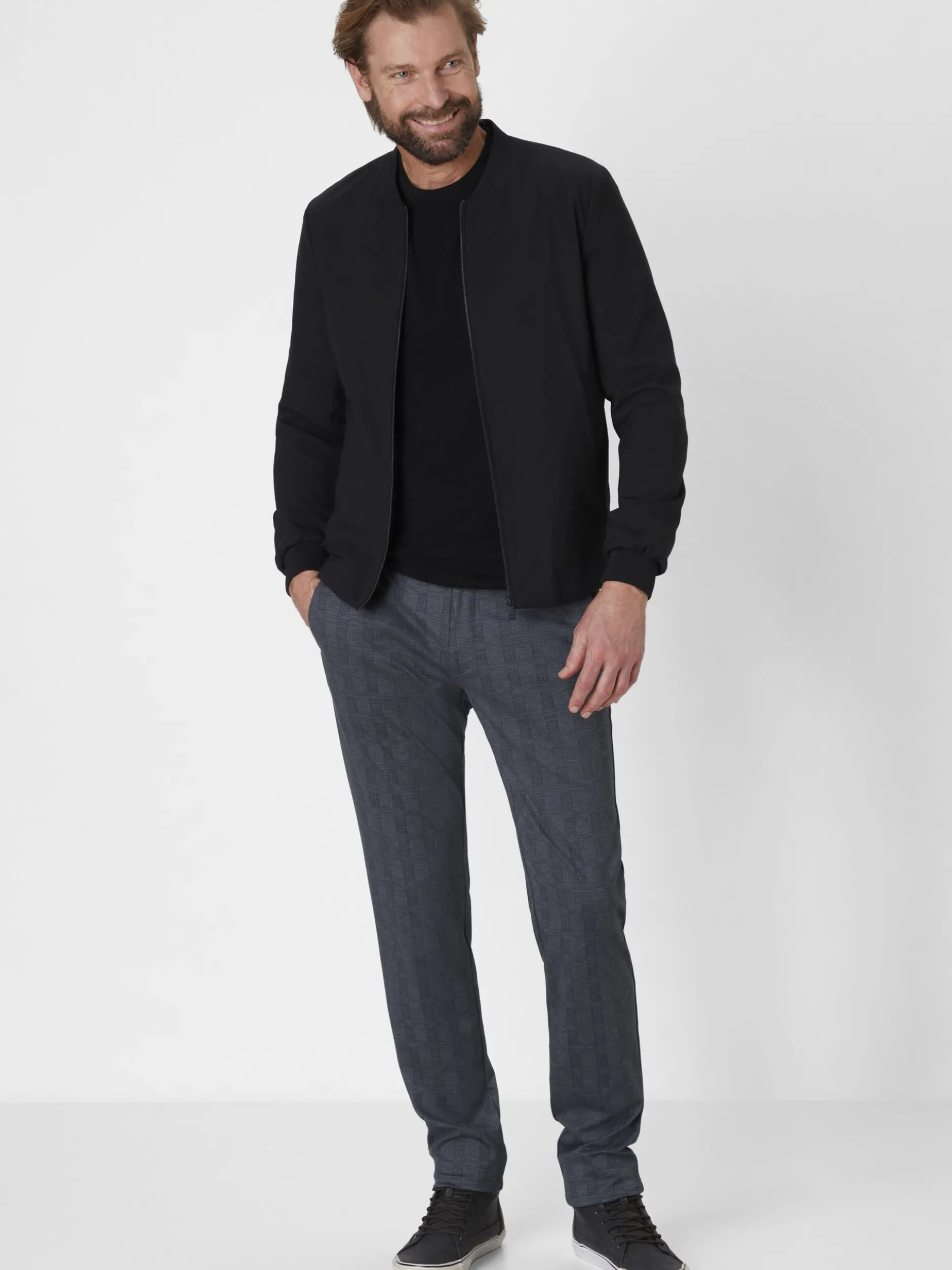 Redpoint Herren Hose - Colwood Slim Fit in grau