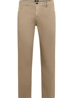 Redpoint Herren 5-Pocket Hose - Milton Straight Fit in beige