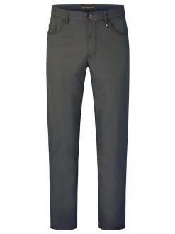 Redpoint Herren 5-Pocket Hose - MILTON Straight Fit in grau