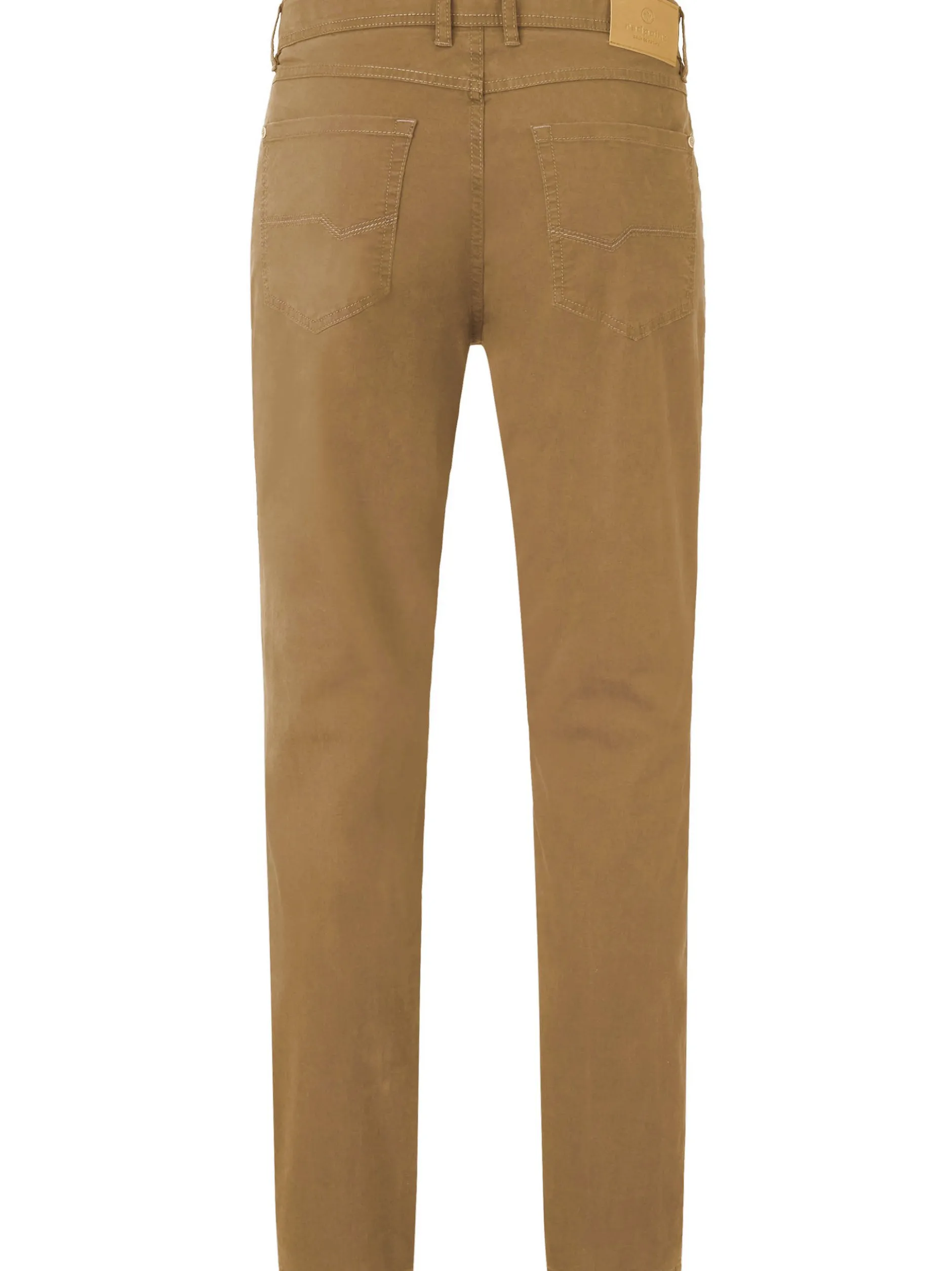 Redpoint Herren 5-Pocket Hose - MONTREAL Straight Fit in beige
