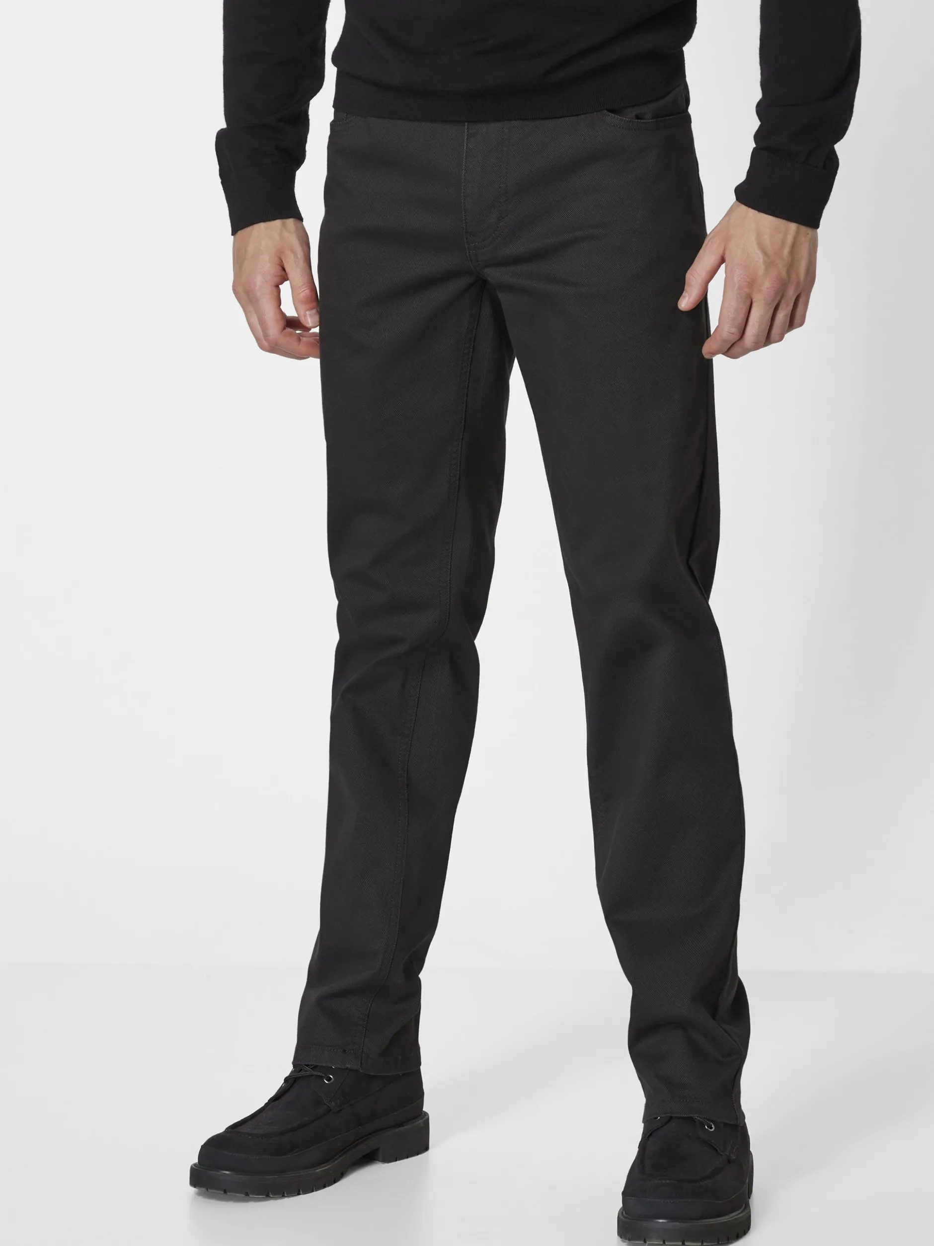 Redpoint Herren 5-Pocket Hose - MONTREAL Straight Fit in anthrazit