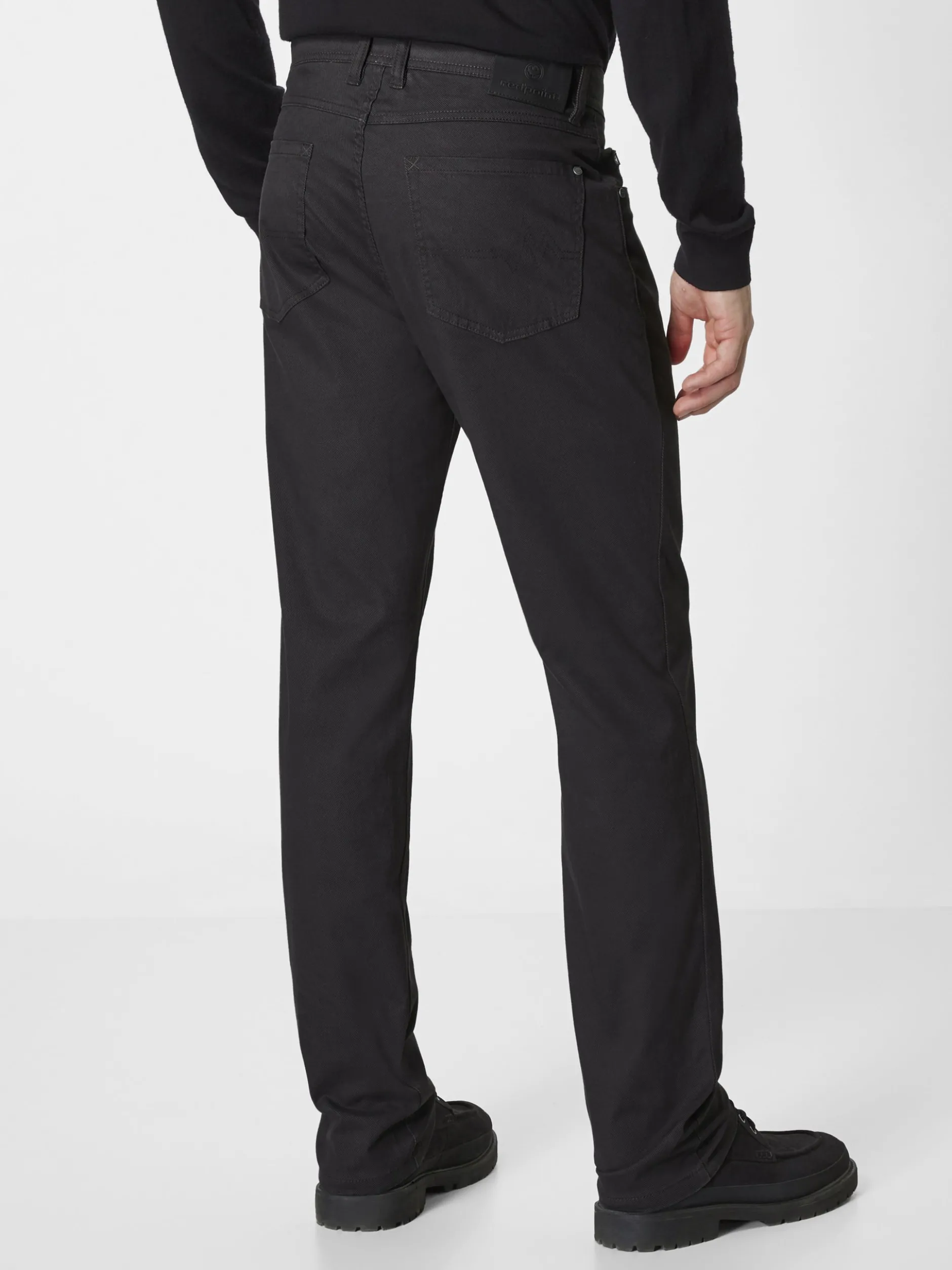 Redpoint Herren 5-Pocket Hose - MONTREAL Straight Fit in anthrazit