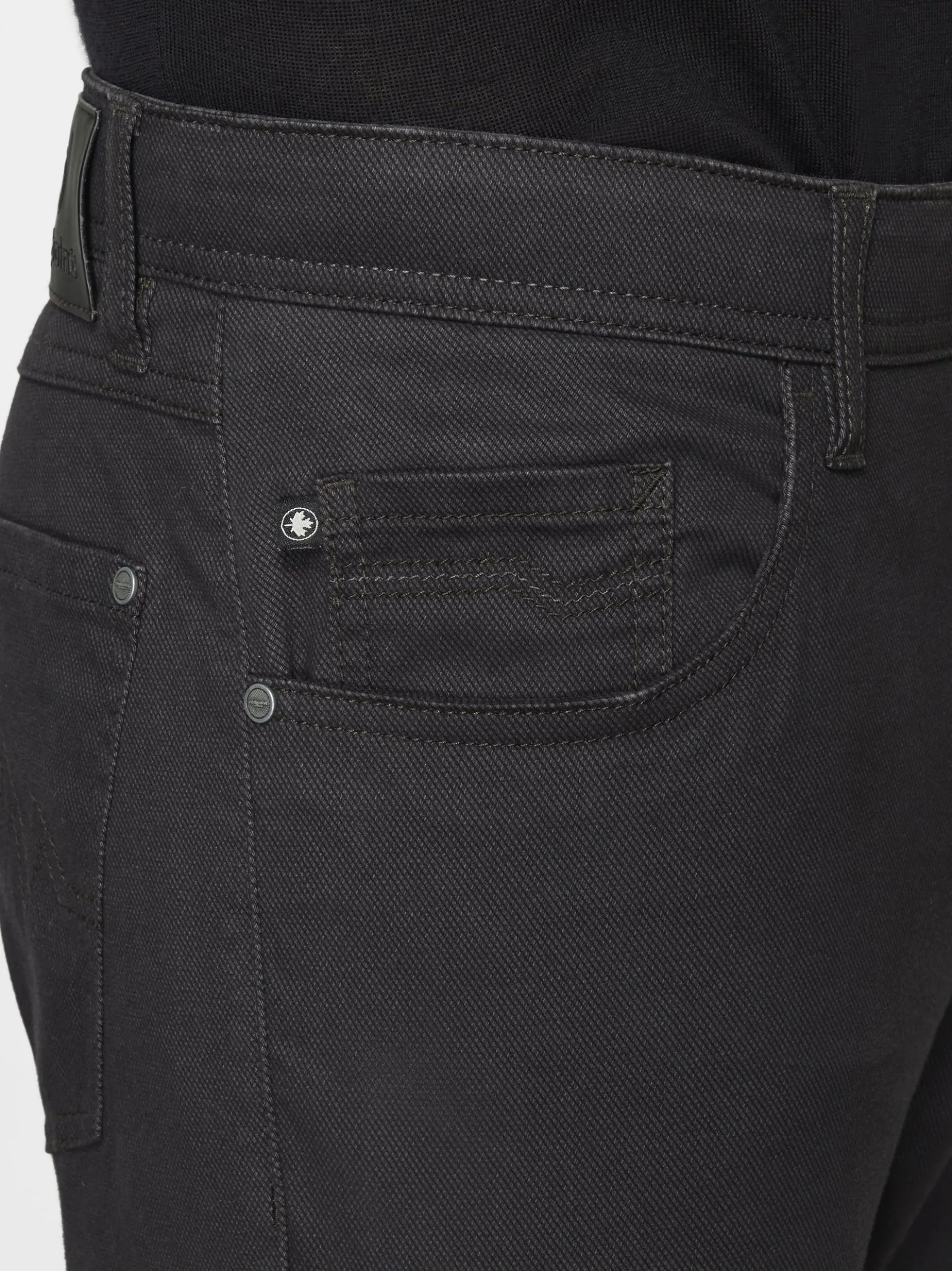 Redpoint Herren 5-Pocket Hose - MONTREAL Straight Fit in anthrazit