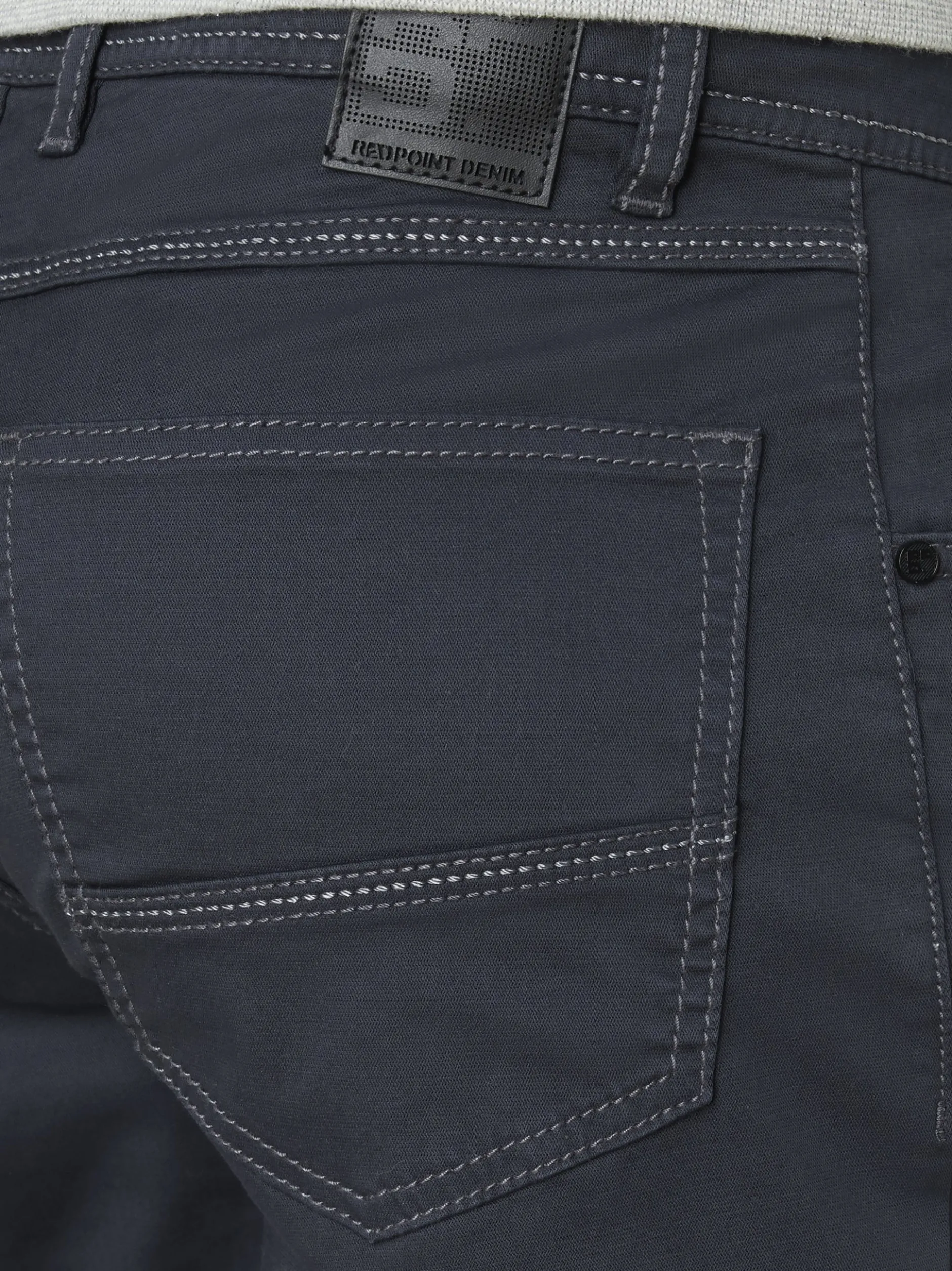 Redpoint Herren 5-Pocket Hose - MILTON Straight Fit in marine
