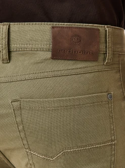 Redpoint Herren 5-Pocket Hose - MONTREAL Straight Fit in oliv