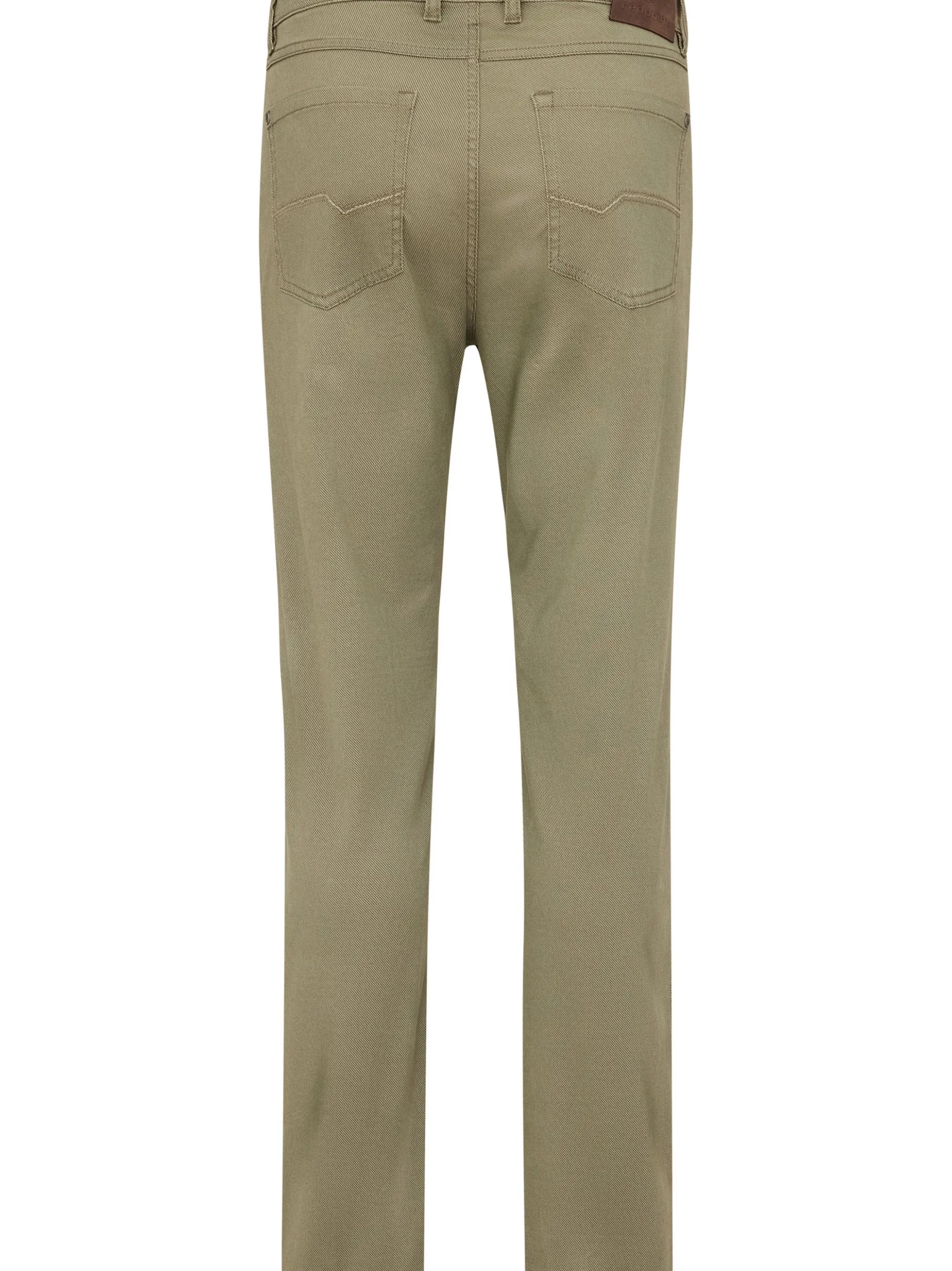 Redpoint Herren 5-Pocket Hose - MONTREAL Straight Fit in oliv