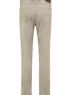 Redpoint Herren 5-Pocket Hose - MONTREAL Straight Fit in kitt