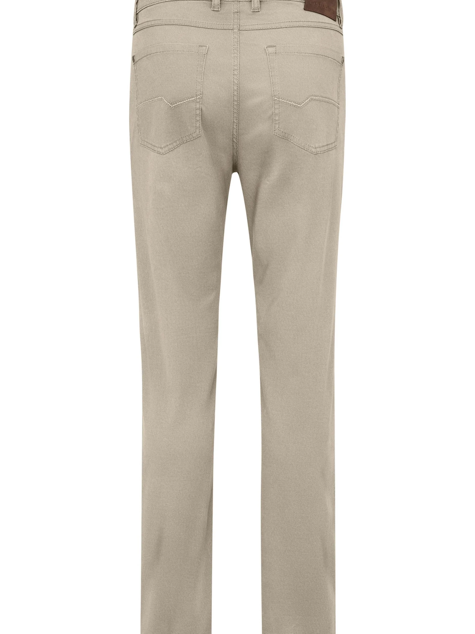 Redpoint Herren 5-Pocket Hose - MONTREAL Straight Fit in kitt