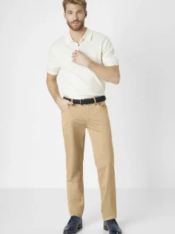Redpoint Herren 5-Pocket Hose - MONTREAL Straight Fit in beige