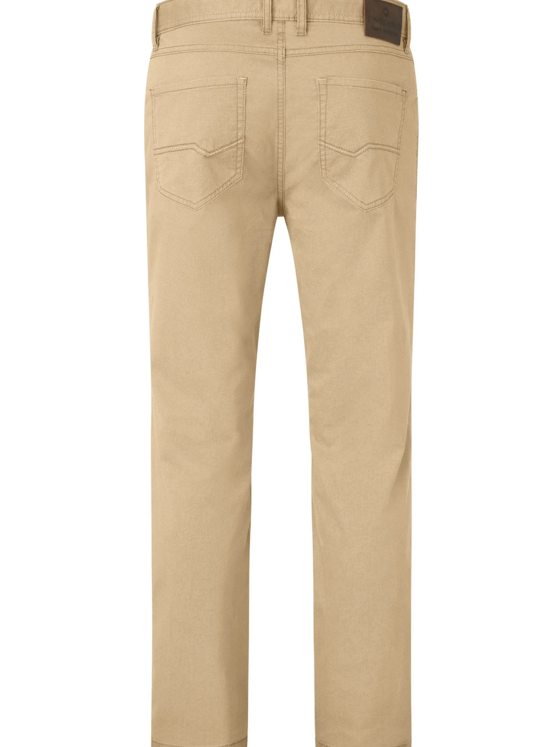 Redpoint Herren 5-Pocket Hose - MONTREAL Straight Fit in beige