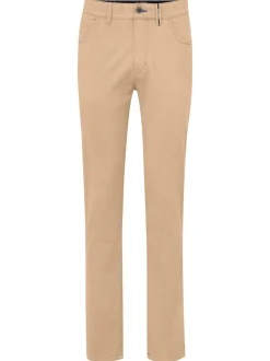 Redpoint Herren 5-Pocket Hose - MONTREAL Straight Fit in beige