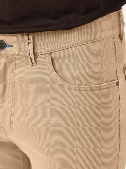 Redpoint Herren 5-Pocket Hose - MONTREAL Straight Fit in beige