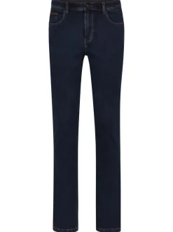 Redpoint Herren 5-Pocket Jeans - TORONTO Straight Fit in dark stone