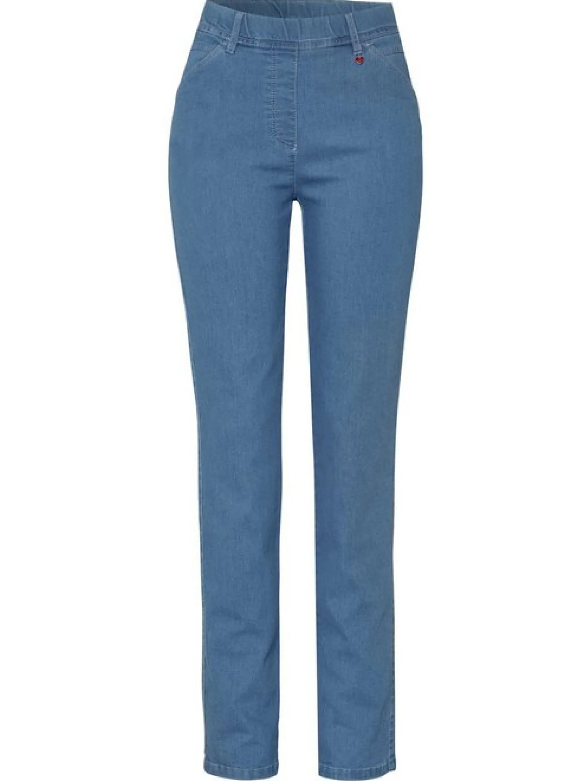 Relaxed Damen Hose - Alice Slim in blau - Länge: lang