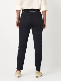 Relaxed Damen Hose - Alice Slim 7/8 in blau