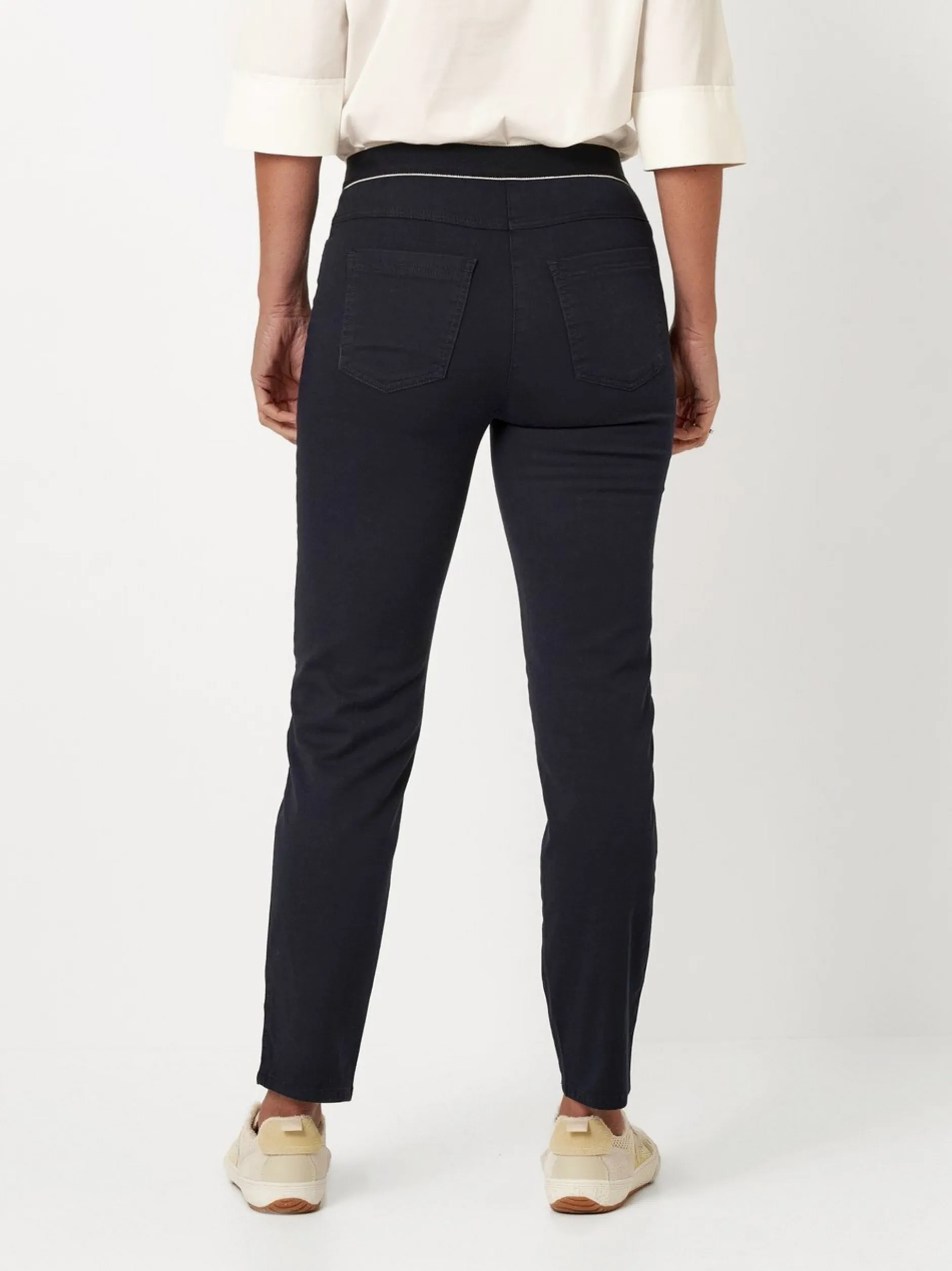Relaxed Damen Hose - Alice Slim 7/8 in blau