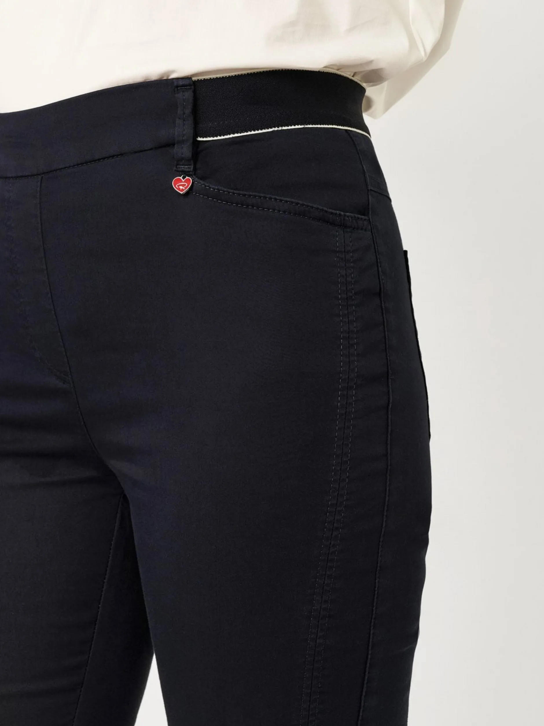 Relaxed Damen Hose - Alice Slim 7/8 in blau