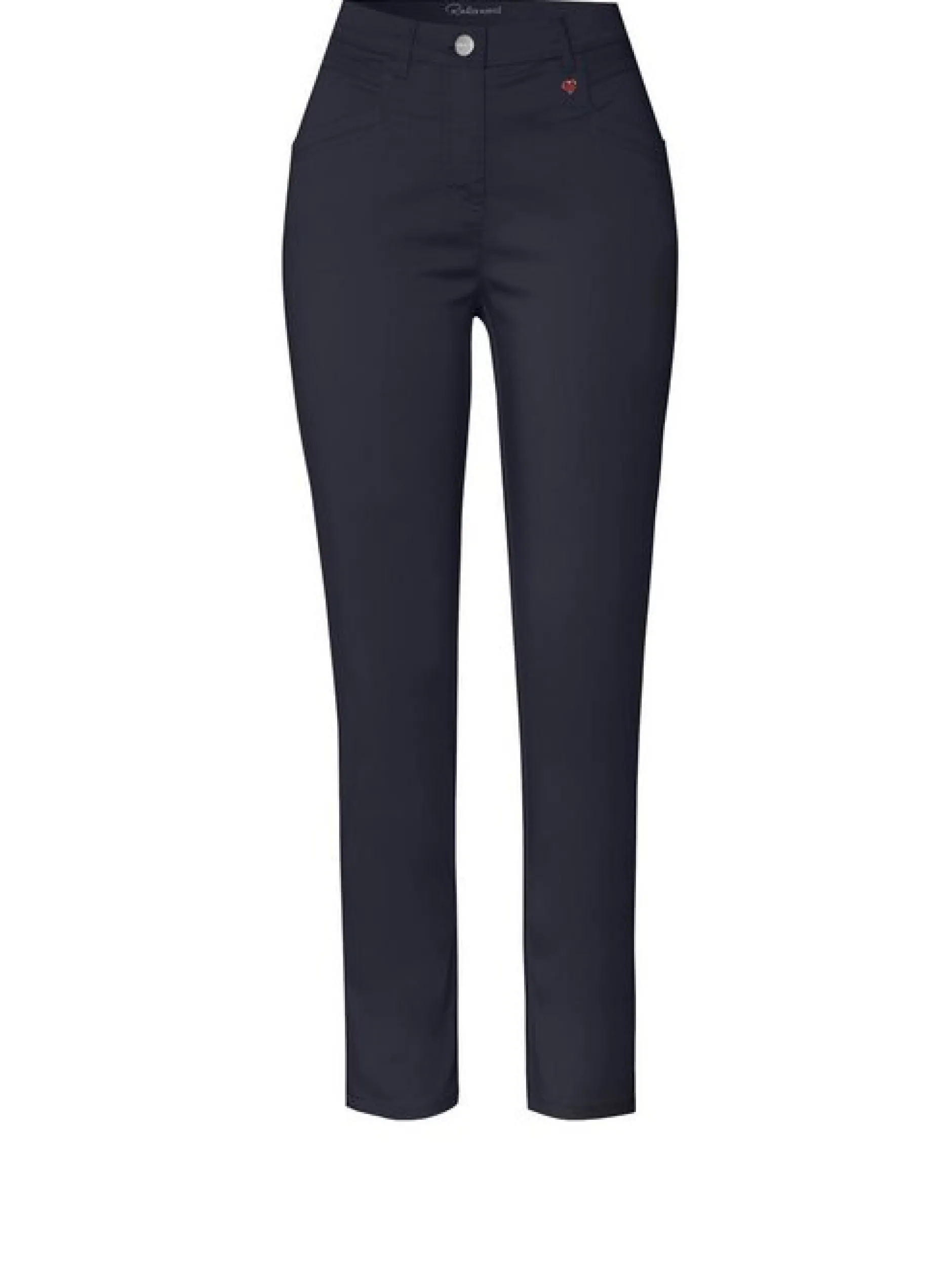 Relaxed Damen Hose in blau - Länge: mittel