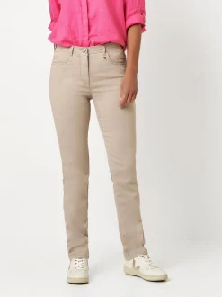 Relaxed Damen Hose - Meine beste Freundin Slim in sand