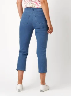 Relaxed Damen Hose - Meine beste Freundin 3/4 in blau