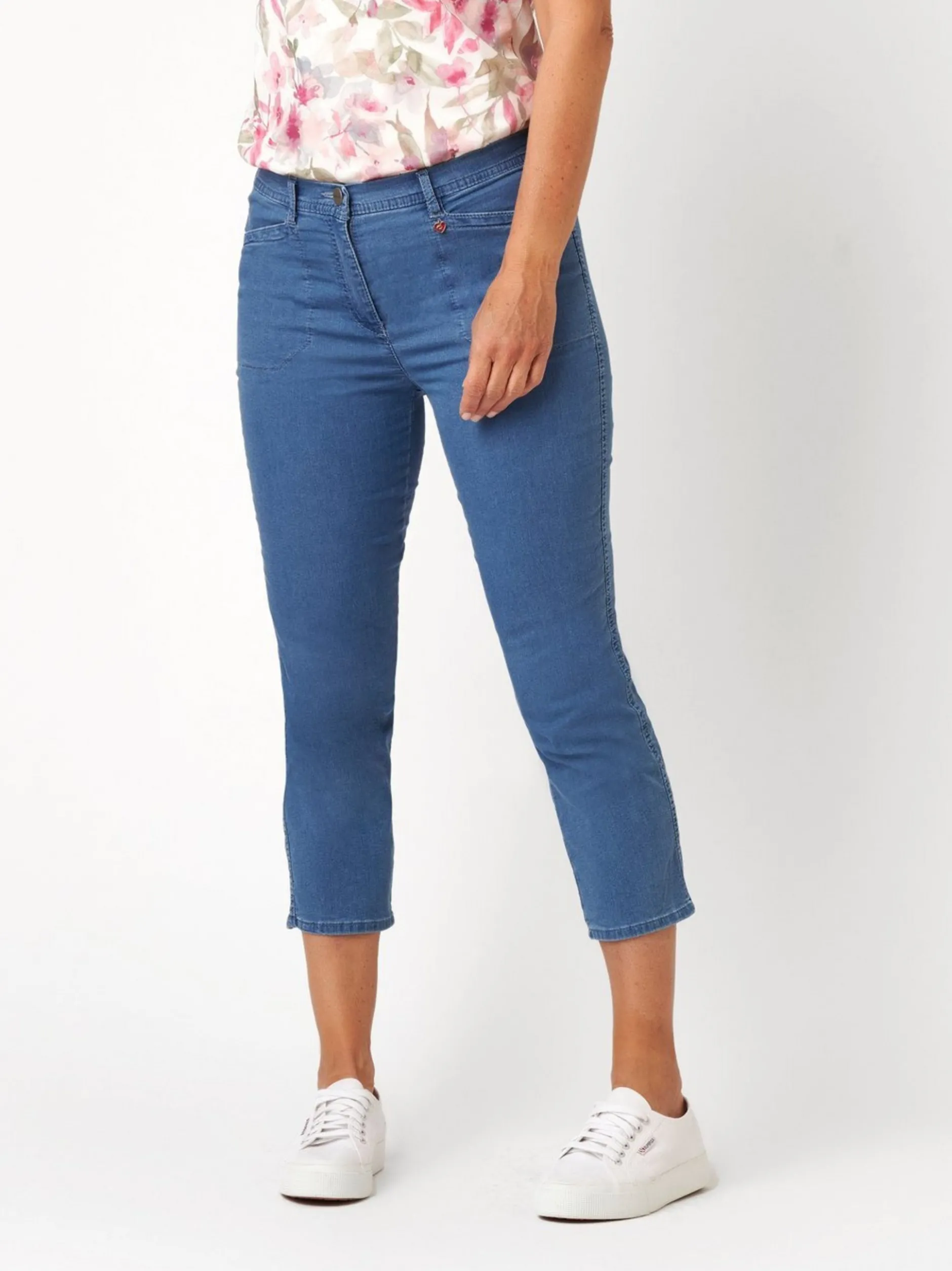 Relaxed Damen Hose - Meine beste Freundin 3/4 in blau