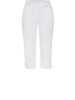 Relaxed Damen Hose - My Darling Capri in weiß