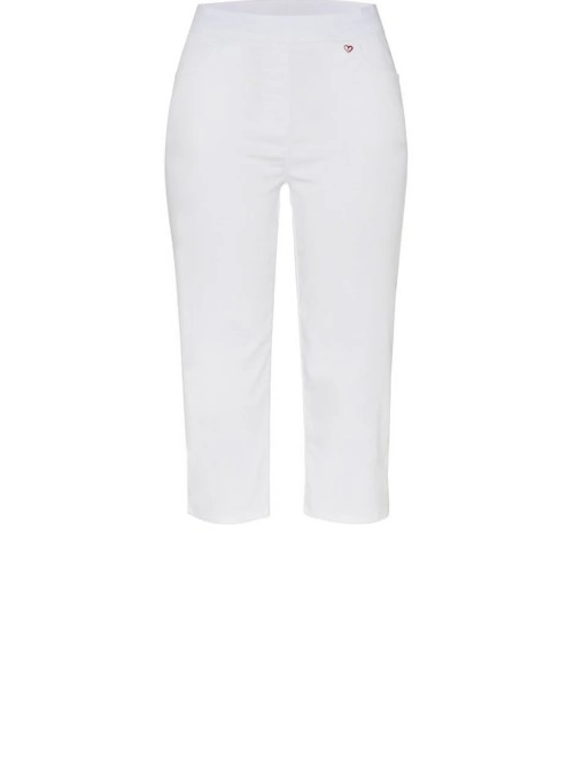 Relaxed Damen Hose - My Darling Capri in weiß