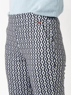 Relaxed Damen Hose - Scarlet 3/4 in mehrfarbig