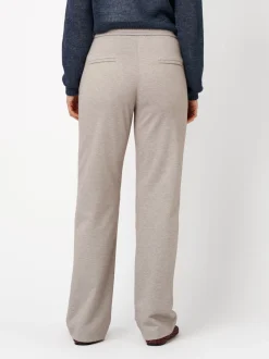 Relaxed Damen Hose - Scarlet Wide in beige - Länge: lang
