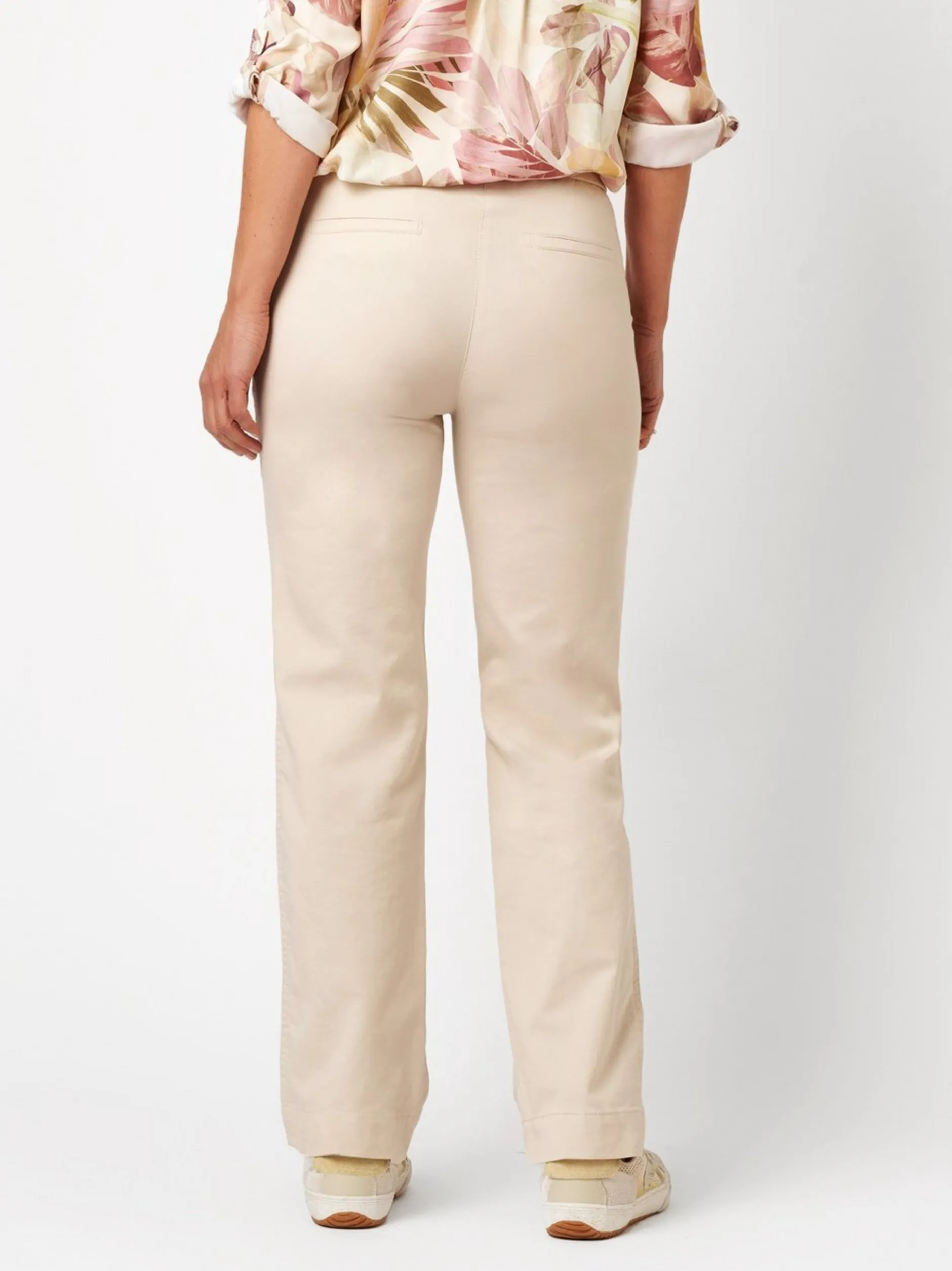 Relaxed Damen Hose - Scarlet Wide in sand - Länge: lang