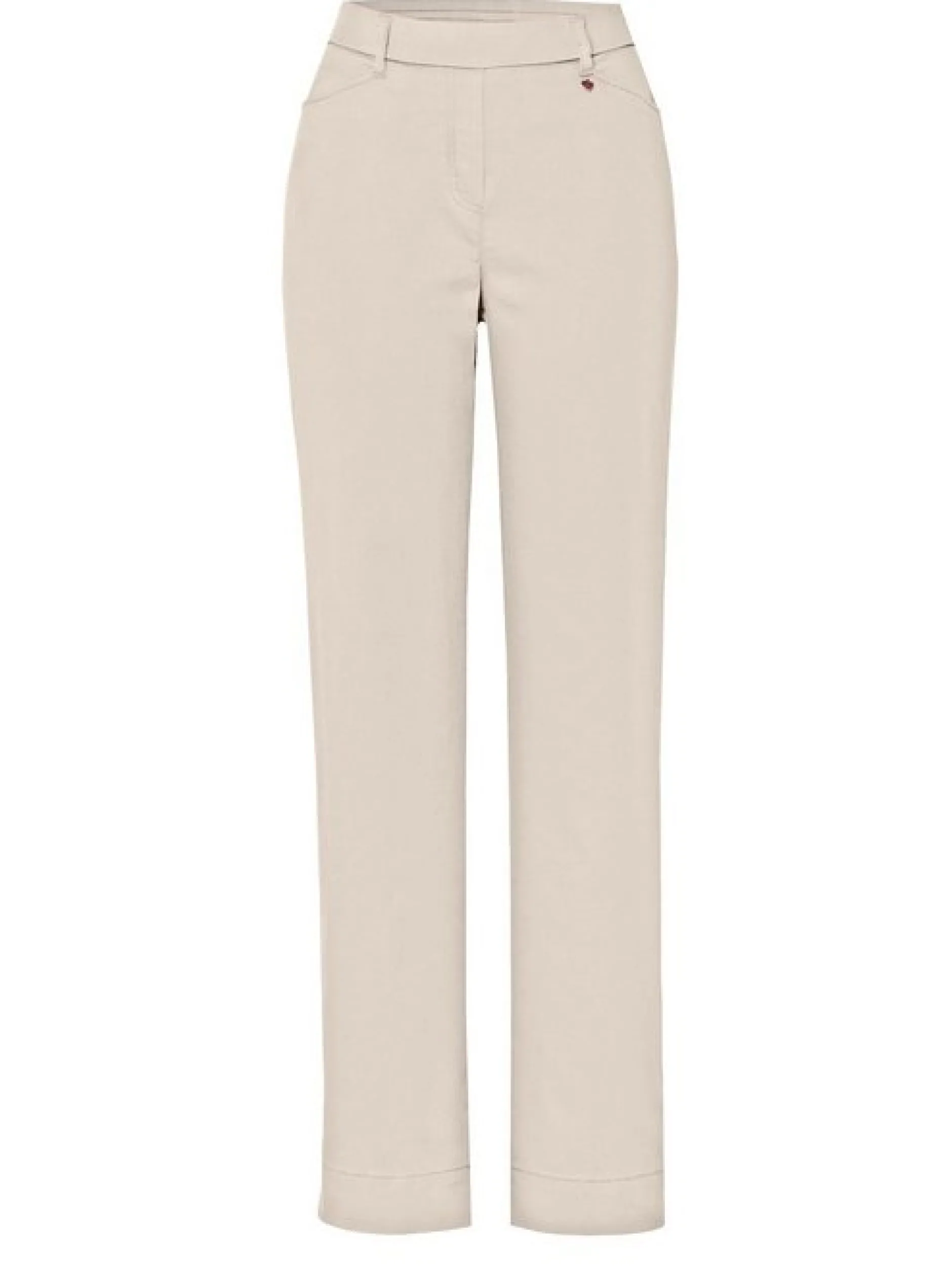 Relaxed Damen Hose - Scarlet Wide in sand - Länge: lang
