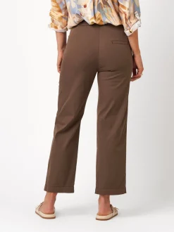 Relaxed Damen Hose - Scarlet Wide 3/4 in braun