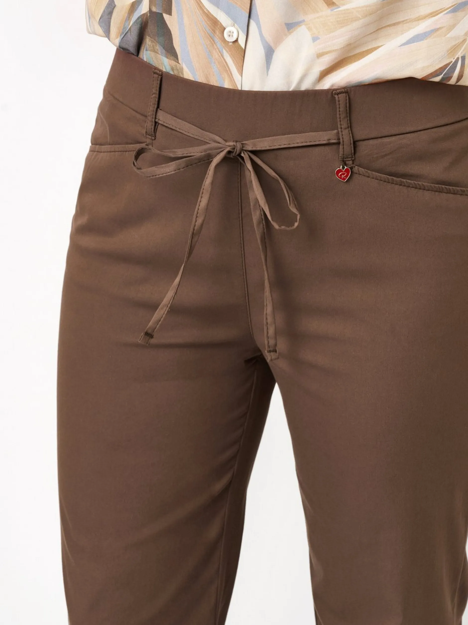 Relaxed Damen Hose - Scarlet Wide 3/4 in braun