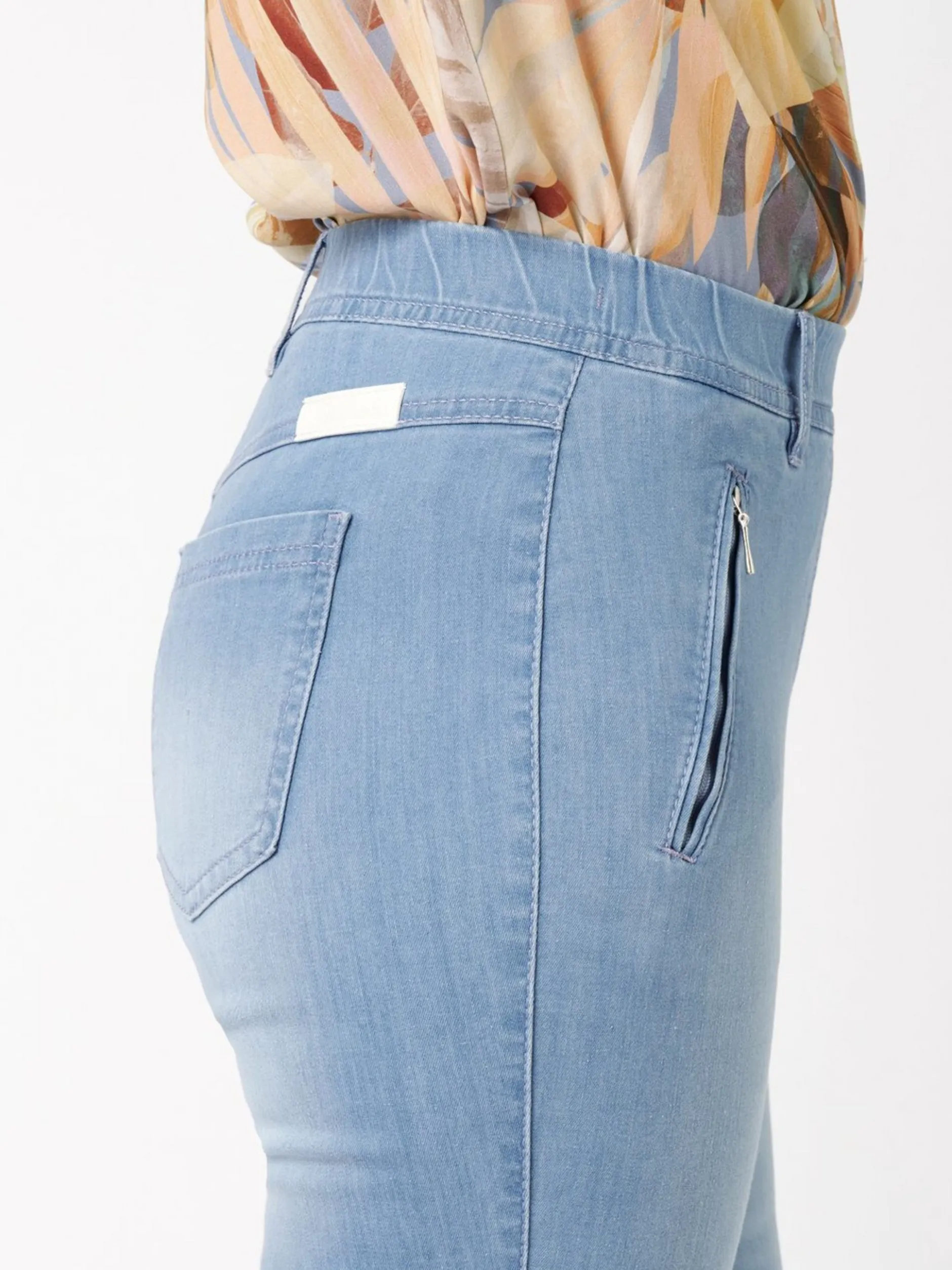 Relaxed Damen Jeans - Alice Slim 7/8 in blau