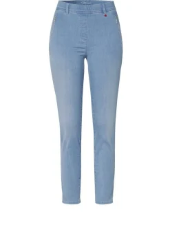 Relaxed Damen Jeans - Alice Slim 7/8 in blau