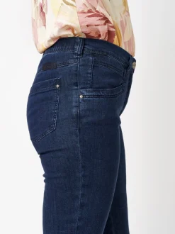 Relaxed Damen Jeans in blau - Länge: mittel