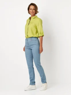 Relaxed Damen Jeans - Meine beste Freundin Slim in blau