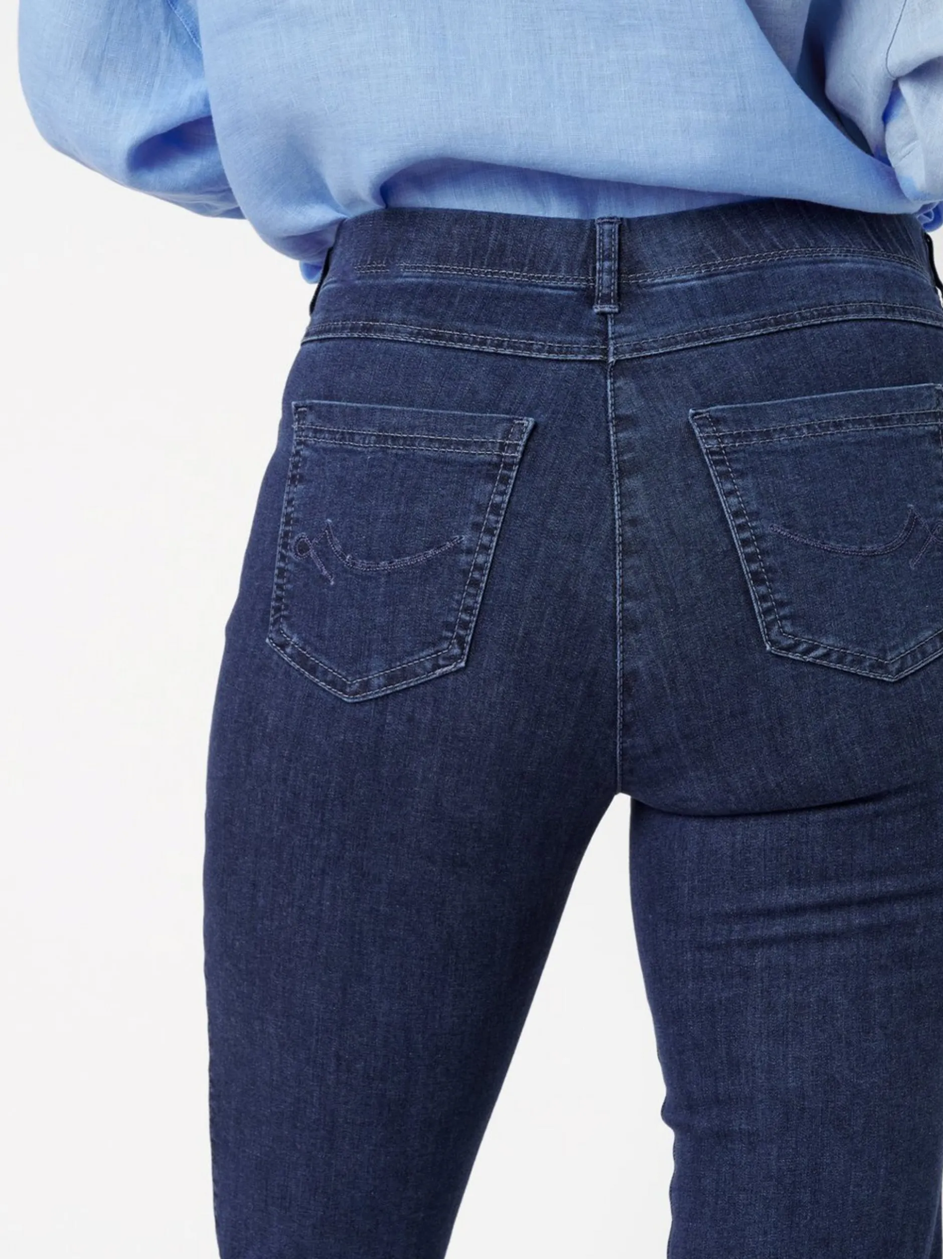 Relaxed Damen Jeans - Meine beste Freundin Slim in blau