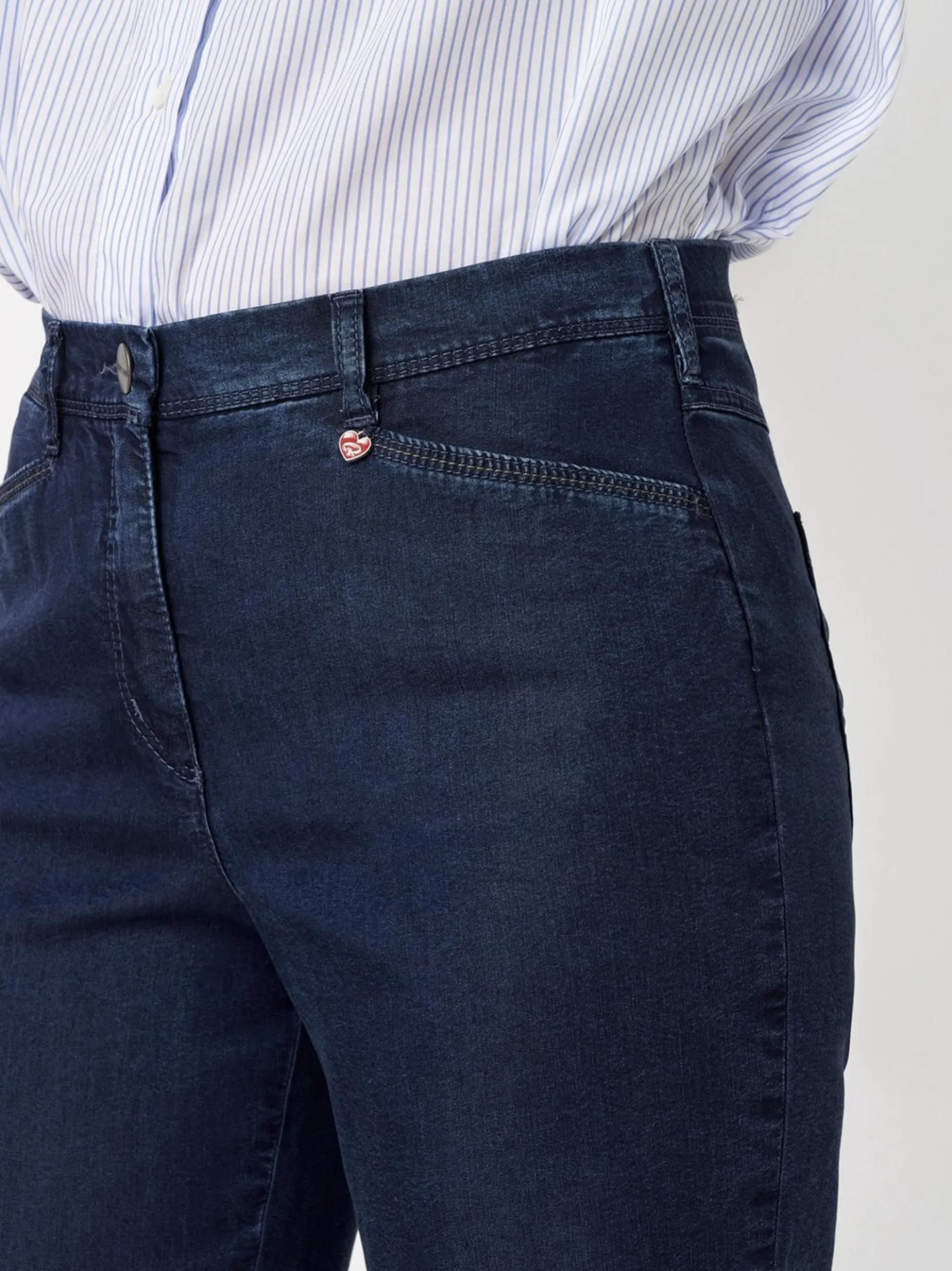 Relaxed Damen Jeans - Meine beste Freundin in blau