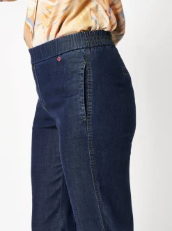 Relaxed Damen Jeans - Scarlet Wide in blau - Länge: lang